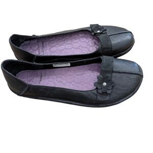 Y2K Hush Puppies Black Leather Flats – US 7